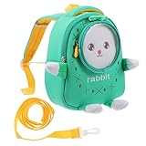 FRCOLOR 1 Stück Rucksack Niedliche Cartoon-Umhängetasche Tierschulranzen für Mini schultüte Schulranzen schultüte für Kindergarten Cartoon-Kaninchen-Schulranzen Nylon Green
