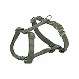TRIXIE Premium Geschirr, S-M, 42-60 cm/15 mm, Olivgrün