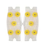 Ice Traction Spikes – Stiefel-Traktionsgriffe | Eisklampen Nagel TPE Eisgriffe, Stiefel zum Gehen auf Eis Schnee, Anti-Rutsch mit 5 Stahlnieten, Steigeisen, Traktionsgriffe, Spikes, für Schuhe und