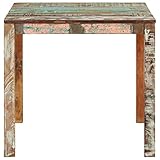 SKM Esstisch 82x80x76 cm Altholz Massiv, Weight: 24.22 kg, 337267