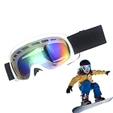 Anti -Nebel -Snowboardbrille - Schneesportbrillen, Anti -Fog -Skibrillen | Verstellbare Gurt Schneesportgläser, kaltes Wetter, Skibrillen über Gläser Ski -Snowboardbrille für Männer, Frauen und Jugend