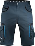 Uvex Tune-Up Arbeitshosen Männer Kurz - Shorts für die Arbeit - Dunkelblau - Gr 32W/Etikettengröße- 48