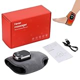 Fußmassagegerät | Tragbare Massageauflage Mit Heizfunktion Für Füße,USB-Aufladbare Wärmekissen Mit 3 Vibrationsstufen Für Zuhause, Arbeit Und Reise