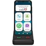 SPC Zeus 2 Pro - Smartphone für Senioren Kompatible mit App Fernverwaltung und -ortung | Easy-Mode, physische Tasten, XXL-Symbole | 6,1' Display, Dual-Kamera, 128GB | Ladestation, SOS-Taste