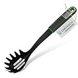 CHEFKOCH Spaghetti-Zange Premium – Zum Servieren von Spaghetti und anderer Pasta – Hitzebeständig bis 270°C, Soft-Touch-Griff – Perfekt für Beschichtete Töpfe & Pfannen – Länge: 30,5 cm