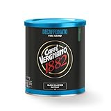Caffè Vergnano 1882 Kaffee Dose Arabica gemahlen Entkoffeiniert - 250 g-Packung
