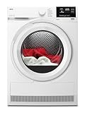 AEG Wärmepumpentrockner 8 kg, Serie 7000 SensiDry: Schonendes & energiesparendes Trockenverfahren, A++, Mengenautomatik, Schontrommel, Knitterschutz, TR7T61580