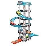 Rennstrecke Für Vorschulkinder, Parkspielzeug, Fahrzeugstrecke Ramp -Spiel, Interaktives Parkhaus, Mehrere Levels, 45x25 cm, Für Kinder, Mädchen