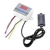 RiToEasysports XH-W3005 Hygrometer-Controller Hoher Präzisionsfeuchtigkeitssensor für Gewächshäuser 12 V/24 V/220 (12V)
