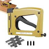 Hefterwerkzeug - Handschubtreiber, Aluminium -Frame -Pistole | Handbuch Bildrahmenpunkt Inserter mit 1000 -teiligen Befestigungselementen für Backboards, Leinwand und -Foto -Framing -Aufgaben, Kün
