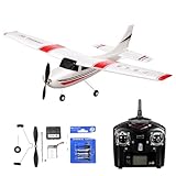 efaso WLToys F949S 3-Kanal 2,4 GHz RC Flugzeug Cessna-182 Robustes EPO-Material, komplett RTF mit Batterien für Fernsteuerung