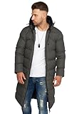 Soulstar Herren Winterparka Winter-Jacke mit Kapuze (DE/NL/SE/PL, Alphanumerisch, XL, Regular, Regular, Charcoal)