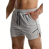 DUHENWU Herren Trainingsshorts Schnelltrocknend Leichte Sportliche Shorts Einfarbig Bequeme Laufshorts Weich Elastische Taille Trainingshose Atmungsaktiv Training Outdoor Sporthose