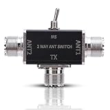 2-Wege-CB-HAM-Antennenschalter, 100 W, 239 Stecker, Antennenschalter für 1 bis 30 MHz HAM CB HF VHF UHF Radio