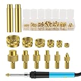 Lötspitzen, Gewindeeinsätze für 3D-Druck, Hitzebeständige Adapterteile Heizgerät Einsetzwerkzeug für Heimwerker & 3D-Druck Metallgewinde Haushalt & Werkstatt