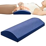 Aicharynic Lendenwirbelkissen, Memory Foam Lendenkissen 54X24X5cm Rückenkissen, Rückenkissen Bett Rückenstützkissen Lordosekissen Bett zur Druckentlastung, Rückenpolster für Schlafzimmer