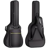 CAHAYA Gitarrentasche Gig Bag 8 mm gepolstert wasserdicht Mit Notenstativtasche/Notenständer Nicht enthalten / 40 41 Zoll Gitarre Tasche Gitarrenhülle für Akustikgitarren CY0177