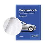 Vimcar Fahrtenbuch A5 für PKW – 40 Blatt, finanzamtkonform, Deutschland & Österreich, klimafreundlich, ideal für Geschäfts- und Privatfahrten