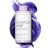 Olaplex No 4p Blonde Enhancer Purple Toning Shampoo, Repariert, Spendet Feuchtigkeit Und Hellt Alle Blonden, Aufgehellten Und Grauen Haare Auf, 250 Ml