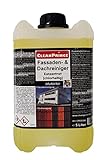 5 Liter Kanister CleanPrince Fassaden- und Dach Reiniger chlorhaltig | säurefrei aufhellend für Dächer Fassaden Putz Wände Steine Beton Reinigungsmittel Konzentrat
