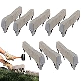 Landschaftsbordüre aus Kunstziegel – ineinandergreifende Garteneinfassungen, dekorativer Gartenteiler | Rasenverkleidung aus langlebigem Kunststoff, einfacher Installationszaun zum Durchsuchen