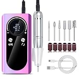 45000RPM Drill with LCD Screen Electric Drill Machine Set File Machine for Acrylic Gels Nails Manicures