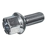 febi bilstein 46713 Radschraube M12 x 1.5 Kugelbund, 1 Stück, Silber