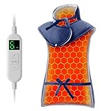 Ultralent Heizkissen für Rücken Schulter Nacken 60 * 108cm Wärmekissen mit Abschaltautomatik,Schnelle Erwärmung Rückenwärmer Heizdecke 6 Heizstufen,Auto-OFF-Timer, Maschinenwaschbar