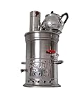Samowar Holzhohle Camping Teekocher Samowar 3,5Liter oder 10Liter (3,5Liter)