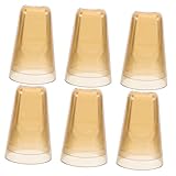 EXHUMKY 6 Stück Weinausgießer Weinflaschen-dekoverschluss Getränkeabdeckungen Schnapflaschenabdeckungen Haushaltsweinstopper Diy -kappen Weinverschlüsse Für Flaschen Schokolade Pvc