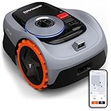 Navimow i105E Mähroboter ohne Begrenzungskabel, Empf. 500 m², Max. 600 m², RTK+Vision Rasenmäher Roboter Testsieger, Igelschutz Rasenroboter, KI Auto Kartierung, Virtuelle Begrenzung, Mehrzonen