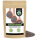 Alpi Nature Senfkörner schwarz braun 1kg, Senfsaat schwarz, Senfsamen, schwarze Senfkörner
