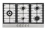 Rangaire RCG341S Gaskochfeld, Edelstahl, 86,4 cm