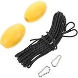 Happyyami Bootskajak-Dock Boje-Ball-schwimmleine Eva-boje-schleppleine Schwimmseil-boje-Ball Nylon-schiffsseil Ankerbojenschwimmer Marine-schleppseil Abschleppleine Mit Stahlklammern Schaum