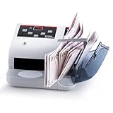 Bonvoisin Geldzählmaschine, Geldprüfgerät mit UV/MG/WM Falschgelderkennung, Banknotenzähler mit Sperrbox, Zählt bis zu 100 Banknoten pro Stapel, Geschwindigkeit von 600 Banknoten pro Minute (EU)