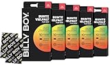 BILLY BOY Kondome Bunte Vielfalt 10er | 52 mm | Mix aus Farbig und Perlgenoppt | 5er Pack (5 x 10 Stück)
