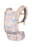 Tula Cotton Free-To-Grow Babytrage für Neugeborene ab Geburt, Ergonomisch Baby-Tragetasche Bauchtrage Rückentrage, Zola