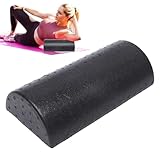 Halbrunde Schaumstoffrolle: Pilatesrolle halbrund, Rehabilitationsschaumrolle, Schaumstoffrolle, unterstützt die Wiederherstellung von Beinen und Muskeln, entlastet von Beschwerden