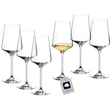 LEONARDO HOME Rieslinggläser PUCCINI (6er Set) • Kratzfeste Weingläser (400 ml) • Spülmaschinenfest & Langlebig • Zeitlose Gläser für Weißwein • Modernes Design • Riesling-Glas Puccini • 069540