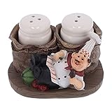 SH-RuiDu Chef Fig Dekoration Einfache Pfefferflasche für Küche Restaurant Desktop1 Küchenfeigen Chef Crafts Chef Resin Feige Chef Crafts Pfefferflasche für Küche Chef Harz Feige Koch Dekoration Kitc
