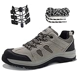 CC-Los Wanderschuhe für Herren, leicht, atmungsaktiv, flexibel, für Trekking, Klettern, Trailing, Walking Grau Size 42