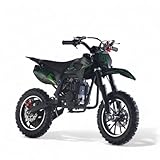 KXD 703B 49ccm 4 Takt Leopard Dirtbike kinder kids Dirt Bike CrossBike Enduro DirtBike pocket 49cc Pitbike PocketBike Motocross Motorrad Motorbike Motorsport Pocket Vollcross Crossbike Grün