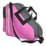 Sherwood Schlittschuhtasche, Inliner-Tasche für Erwachsene und Kinder, Eishockey-Bag, ideal für Rollschuhe und Eislaufschuhe (Rosa)