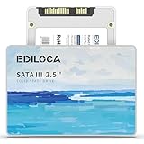 Ediloca ES580E SSD 512GB, Festplatte Internal 2.5 Inch SSD SATA III, 560MB/s Reading,Hard Drive for Fast Data Transfer, Solid State Drive for Laptop and Desktop