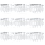 9 Stück Französische Seitenkämme Haarkämme für Damen Transparente Kunststoff Haarspange Kämme Haarkamm Zum Stecken Feines Dünnes Haar Seitliche Haarspangen Mit Feinen Zähnen Dekorative Drehkamm Clips