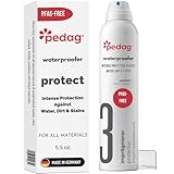 pedag Waterproofer Deutsches Aerosol Spray Wasser und Flecken Repellent Wildleder Protector Imprägnierung Guard für Stiefel, Schuhe, Zelte, Hüte, Jacken und mehr, Deutsche Nano-Technologie, 1 Dose
