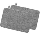 Seat Cushion Sauna – 2 x Dicke Wärmeleitfilz | wasserabsorbierende Bankauflage für Sauna und Spa | Komfortable Isolierte Abdeckung für Duschraum Badezimmer STAPAY