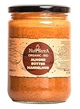 500 g Bio-Mandelmus – Zart und Cremig, Ohne Zuckerzusatz, Gentechnikfrei, Glutenfrei, Ohne Zusatz- und Konservierungsstoffe von Nutterra (500, Mandelmus)