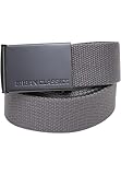 Urban Classics Unisex Canvas Belt magnet/black, one size