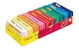 Jovi Plastilin, leicht formbare Modelliermasse für Kinder ab 2 Jahren, 10 Farben je 50g